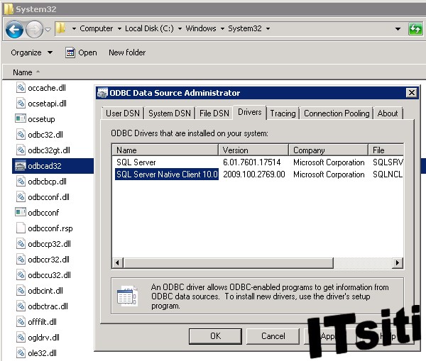 Check SQL Server Native Client Version