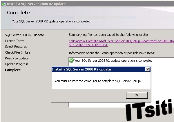 SQL Server 2008 Cumulative Update Installation