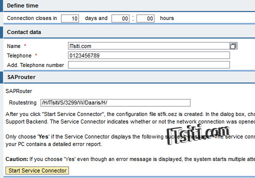 Steps to Open R/3 Connection for SAP Support